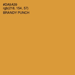 #DA9A39 - Brandy Punch Color Image